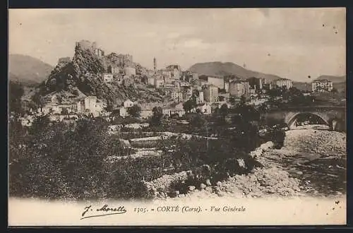 AK Corte, Corse, Vue Générale