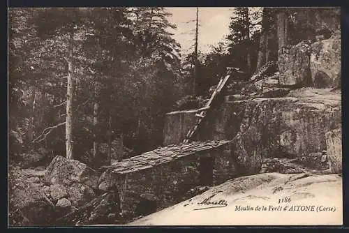 AK Aitone, Forêt d`Aitone, Moulin de la Forêt d`Aitone, Corse