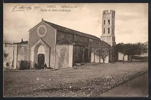 AK Bonifacio /Corse, Église de Saint-Dominique