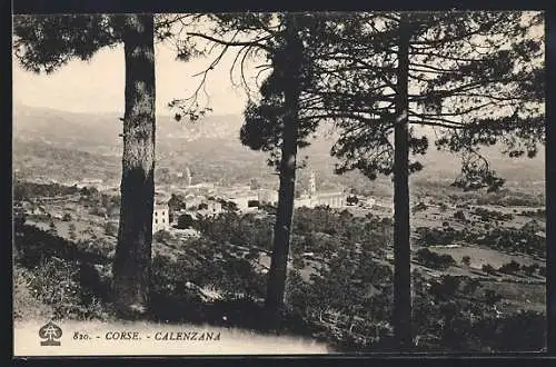 AK Calenzana /Corse, Vue panoramique