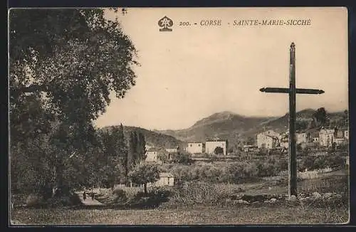 AK Sainte-Marie-Sicché /Corse, Vue générale