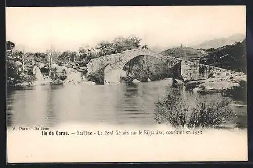 AK Sartène /Corse, Le Pont Génois sur le Rizzanèse