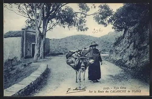AK Piana, Calanche, Sur la Route de Calanche de Piana, Type Corse