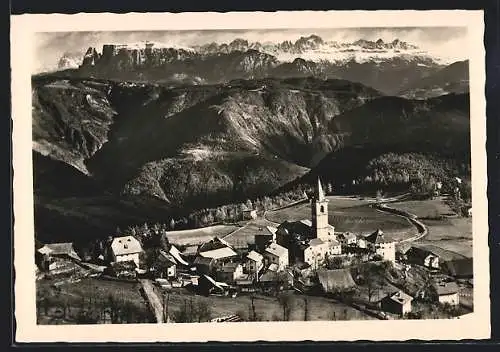 AK Jenesien bei Bozen, Ansicht gegen die Dolomiten