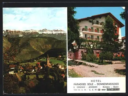 AK Jenesien /Bozen, Hotel Sonnenparadies