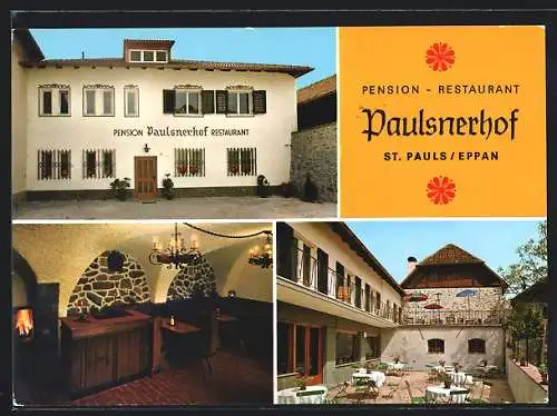 AK St. Pauls /Eppan, Hotel Pension Restaurant Paulsnerhof