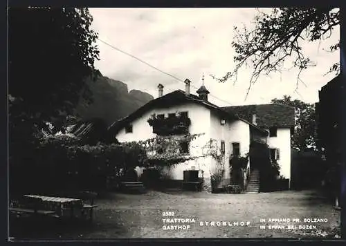 AK Eppan bei Bozen, Gasthof Strobelhof