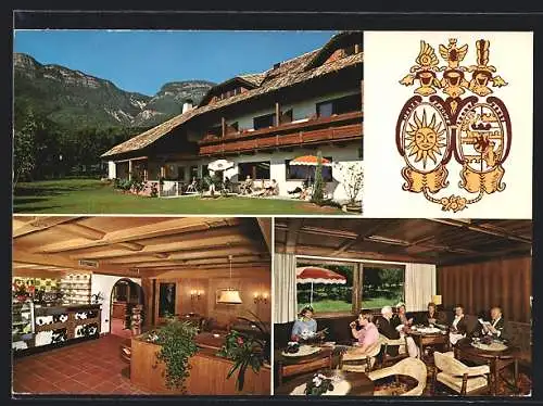 AK Eppan, Hotel Wendelstein, Empfangsbereich und Salon