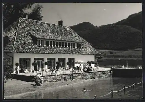 AK Kalterersee, Neue Gaststätte Strandbad Kalterersee