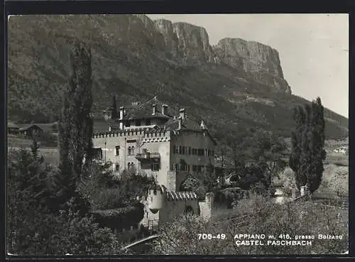 AK Appiano /Bolzano, Castel Paschbach