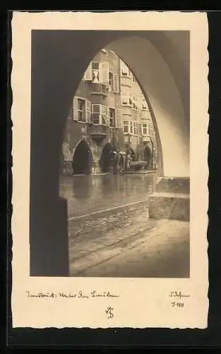 Foto-AK Adalbert Defner: Innsbruck, Unter den Lauben