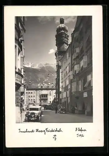 Foto-AK Adalbert Defner: Innsbruck, Ortspartie