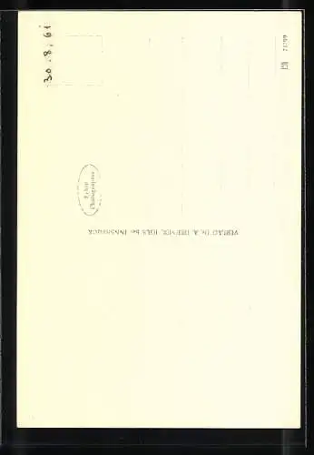 Foto-AK Adalbert Defner: Innsbruck, Vor dem Gasthaus Goldener Hirsch