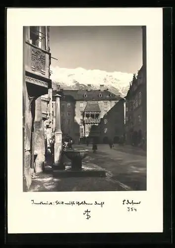 Foto-AK Adalbert Defner: Innsbruck, Goldenes Dachl