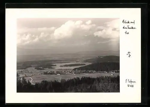 Foto-AK Adalbert Defner: Blick auf den Faaker-See