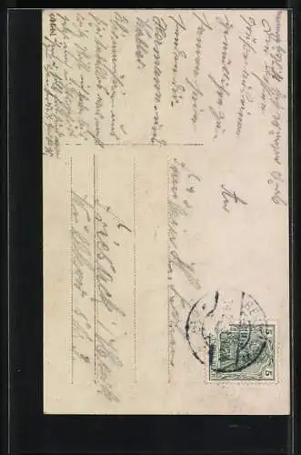 Foto-AK EAS Nr. 1511 /1: Junge Frau mit grossem Hut und Kopftuch