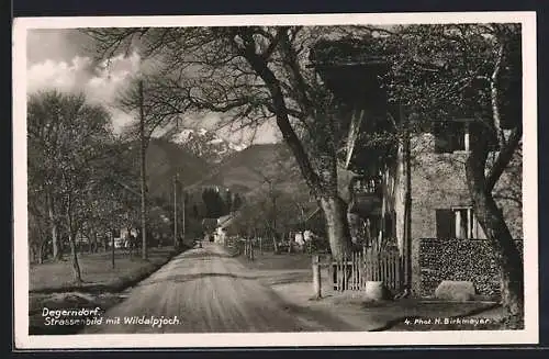 AK Degerndorf / Inn, Strassenansicht mit Wildalpjoch