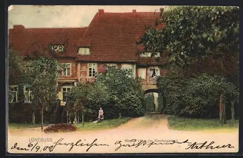 AK Lüneburg, Kloster Lüne, Ansicht des Klostergartens