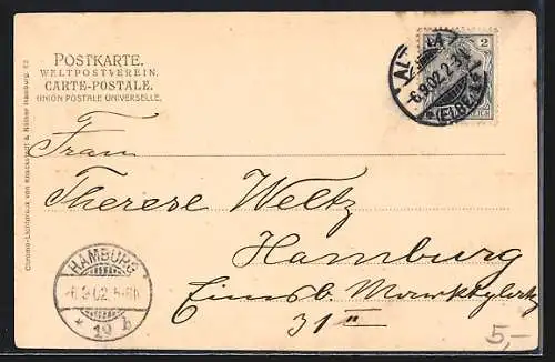 AK Lüneburg, Kloster Lüne, Ansicht des Klostergartens