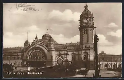 AK Köln, Vor dem Hauptbahnhof