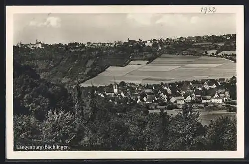 AK Langenburg-Bächlingen, Panorama