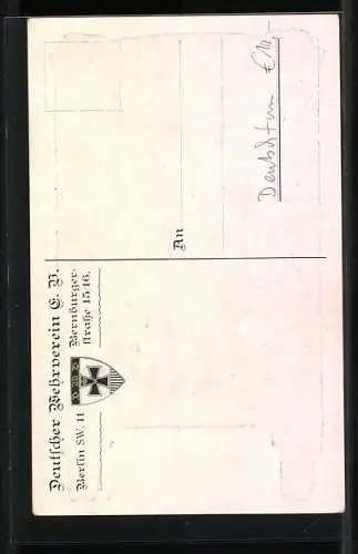 Künstler-AK Karl Alex Wilke: Der Trompeter an der Katzbach von J. Mosen