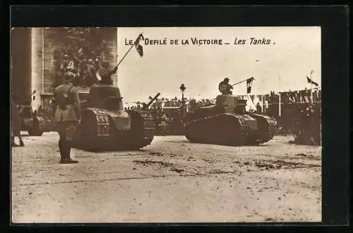 AK Le Defilé de la Victoire, Les Tanks