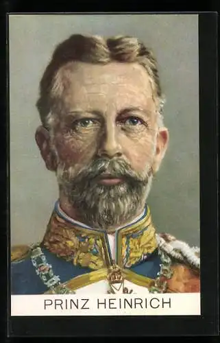 Künstler-AK Prinz Heinrich von Preussen im Portrait