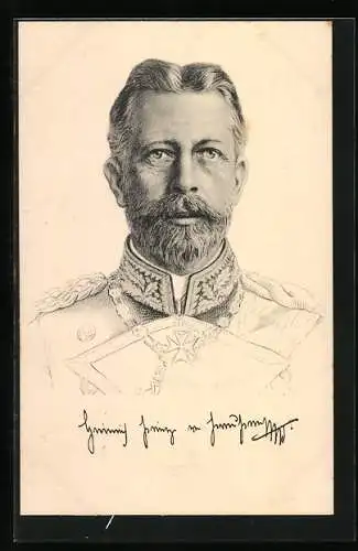 AK Prinz Heinrich von Preussen in Uniform