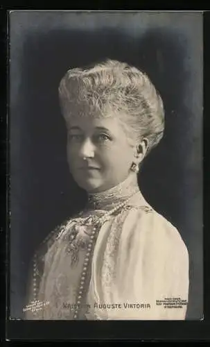 AK Portrait Kaiserin Auguste Victoria von Preussen