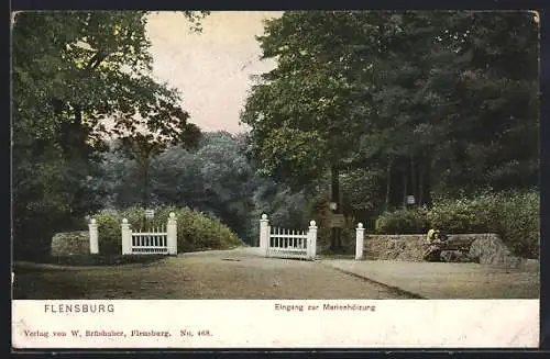 AK Flensburg, Eingang zur Marienhölzung