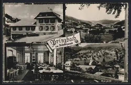 AK Prinzbach /Schwarzwald, Gasthaus Badischer Hof, Ortsansichten