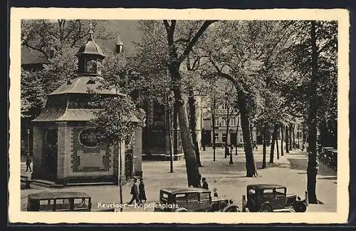 AK Kevelaer, Kapellenplatz mit Kapelle und Promenade