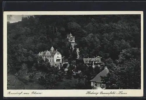 AK Bendorf /Rh., Hedwig Dransfeld-Haus aus der Vogelschau