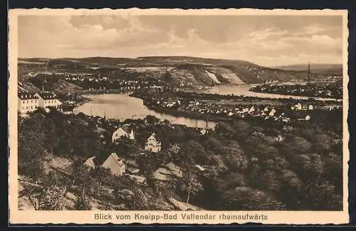 AK Vallendar /Rh., Blick vom Kneipp-Bad rheinaufwärts