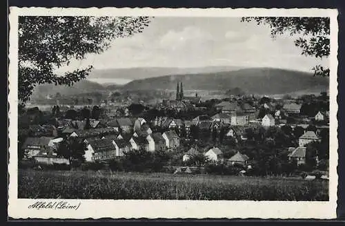 AK Alfeld a. Leine, Totalansicht des Ortes