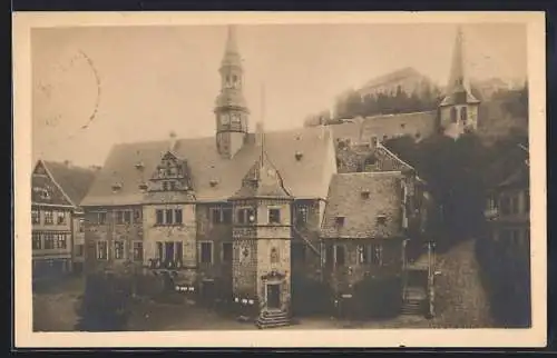 AK Blankenburg / Harz, Rathaus