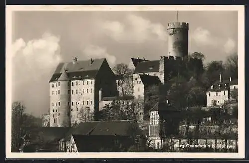 AK Kohren, Burg Gnandstein, Totalansicht