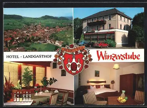 AK Vogtsburg /Oberrotweil, Hotel-Landgasthof Winzerstube, Fam. W. Schuch