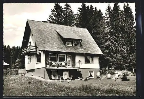 AK Hinterzarten-Erlenbruck / Schwarzwald, Pension Dinger