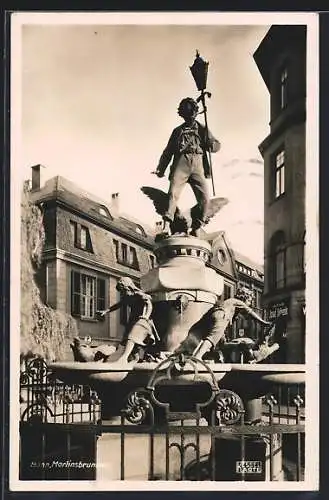 AK Bonn, Partie am Martinsbrunnen