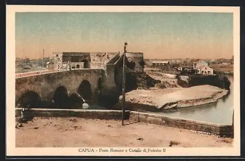 AK Capua, Ponte Romano e Castello di Federico II