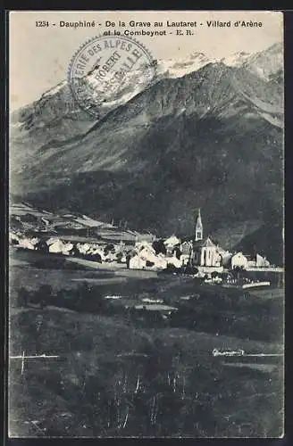 AK Arène /Dauphiné, De la Grave au Lautaret, Villard et le Combeynot