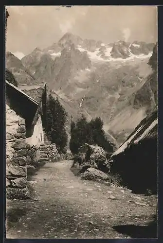 AK Chapelle-en-Valgaudemar, L`Olan vu du Hameau des Portes