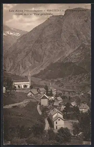 AK Orcieres-en-Champsaur, Vue Générale