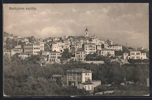 AK Bordighera vecchia, Ortsansicht