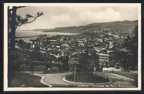 AK Trieste, Panorama dal Parco Rimembranze