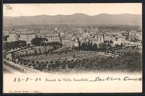 AK Frascati, Panorama da Villa Lancellotti