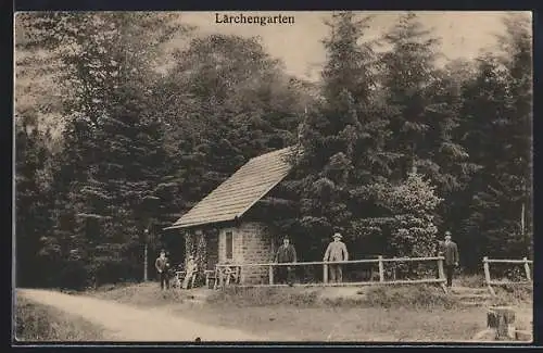 AK Heidelberg / Neckar, Am Gasthof Lärchengarten