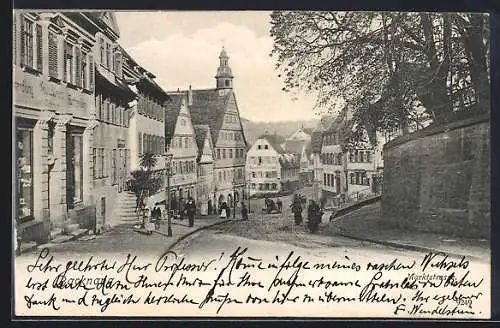 AK Backnang, Marktstrasse